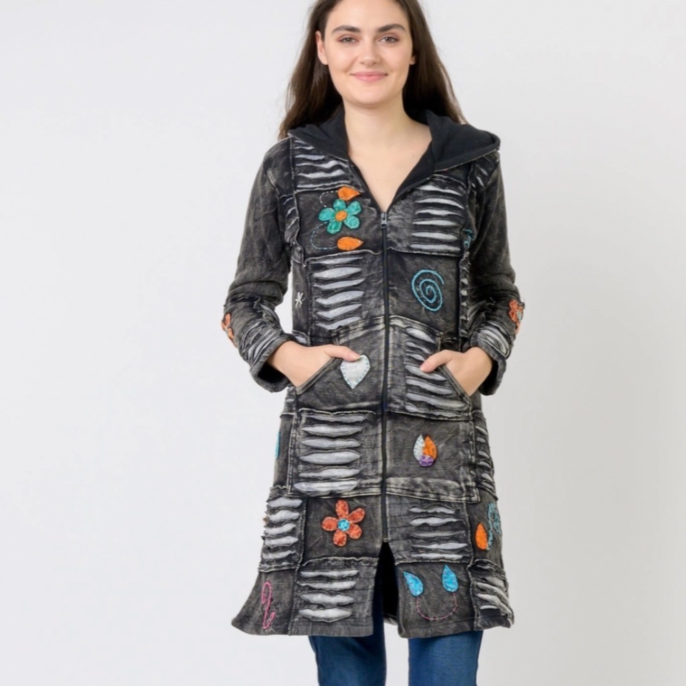 🎉 GiaJean Boutique " Hilary " Hand Made  Jacket Shacket 67A